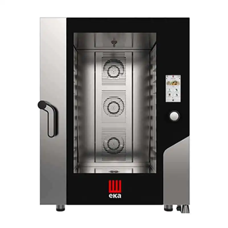 Eka Konveksiyonlu Dokunmatik Fırın Nemlendirmeli Gn 60*40 10 Tepsi Kapasiteli Elektrikli MKF-1064TS