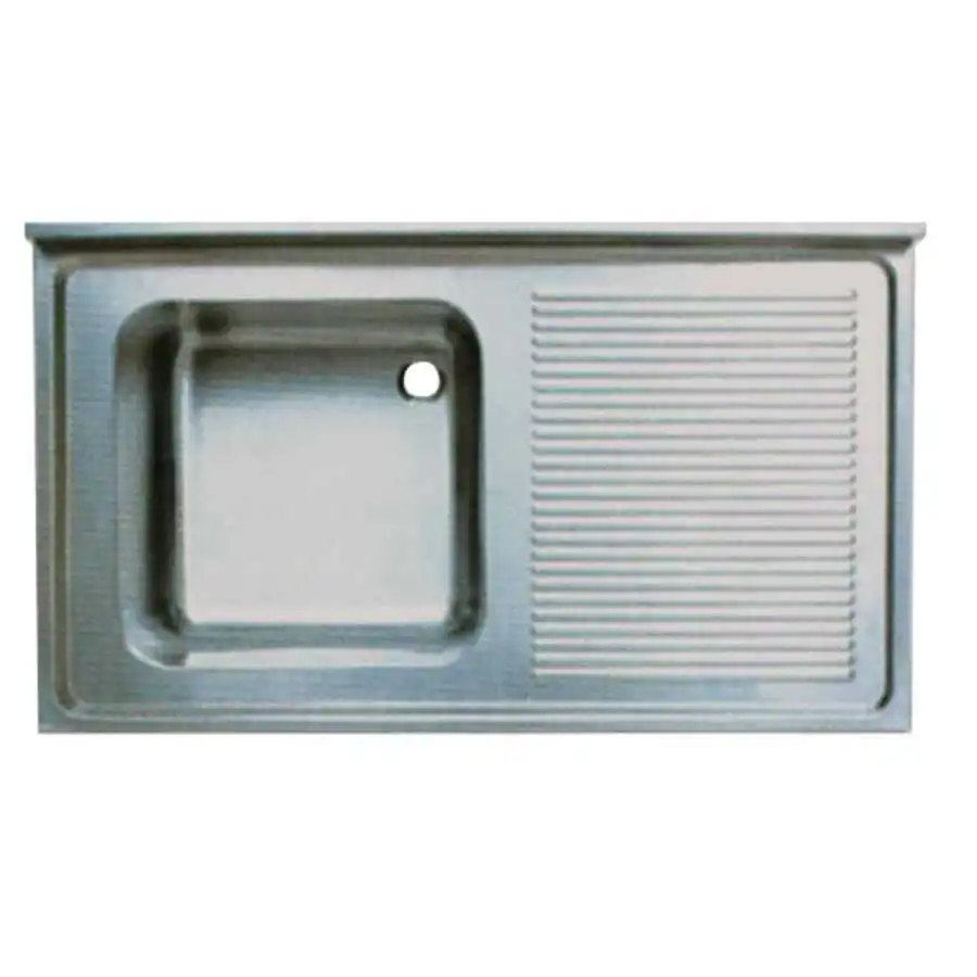 Öztiryakiler Tablalı Evye Tek Göz Sağ Damlalıklı 100x60 Cm