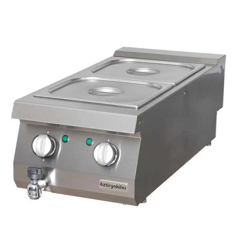 Öztiryakiler 900 Seri Set Üstü Bain Marie Elektrikli 40*90*30-GN Kaplar Hariç