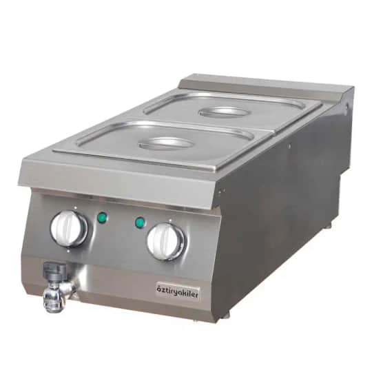 Öztiryakiler 900 Seri Set Üstü Bain Marie Elektrikli 40*90*30-GN Kaplar Hariç