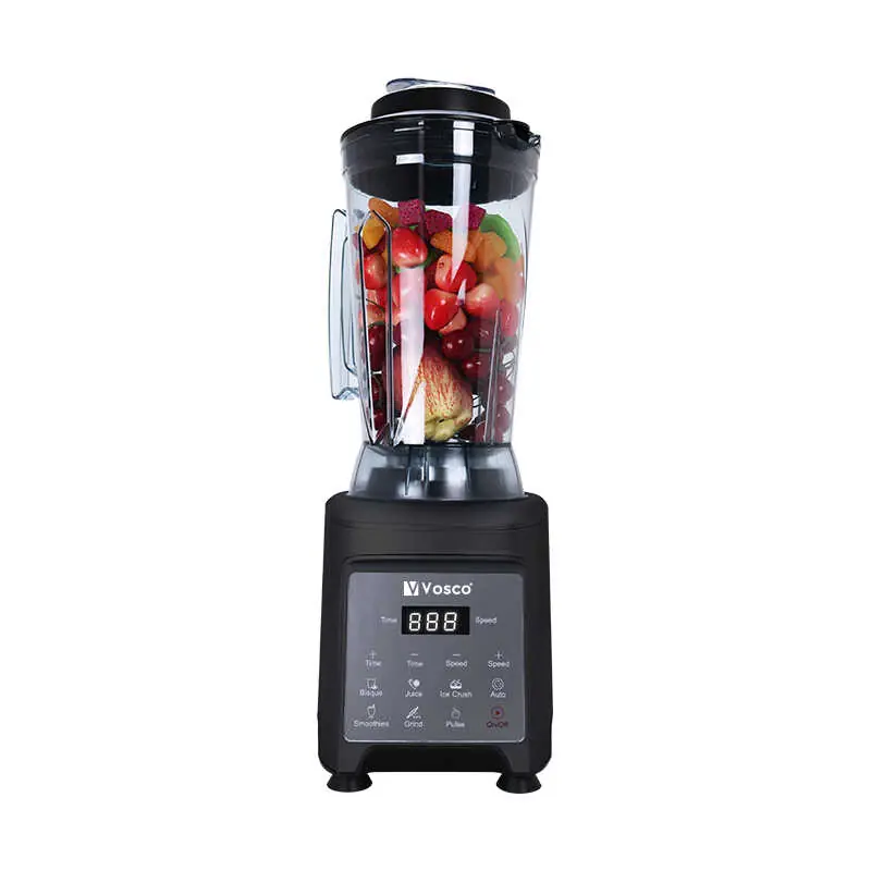 Vosco Dijital Bar blender Pro XL 4L (8 Bıçak) Siyah 1600W