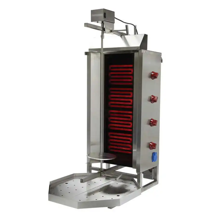 Öztiryakiler 4E Model Döner Ocağı Elektrikli Üstten Motorlu Sekizgen