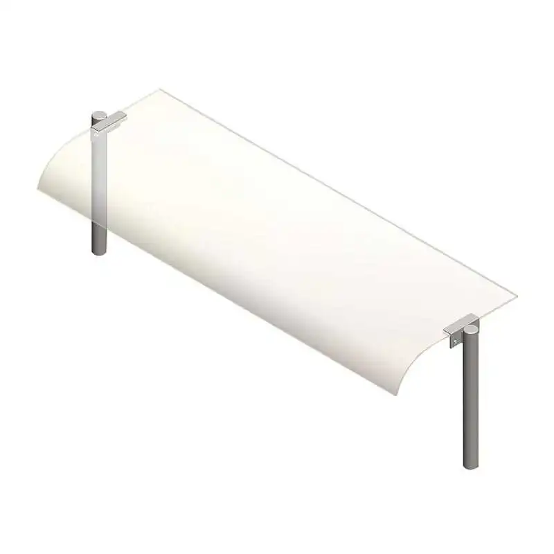 Öztiryakiler Servis Rafı Bombe Camlı 160x30 cm