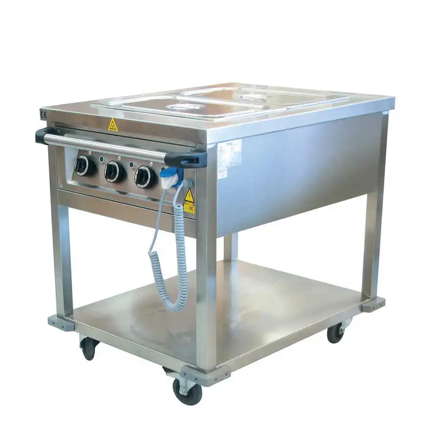 Öztiryakiler Bain Marie Taban Raflı Hareketli Elektrikli  90*70