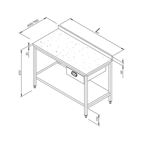 Mermer Tablalı Çalışma Tezgahları