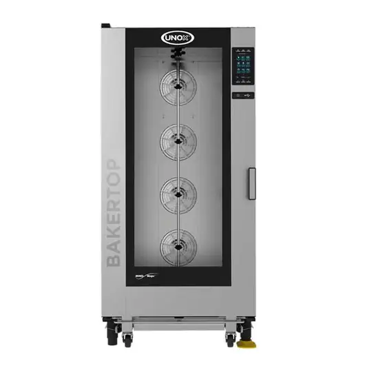 Unox Bakertop Plus Combi Fırın 60x40 cm 16 Tepsi Kapasiteli Gazlı