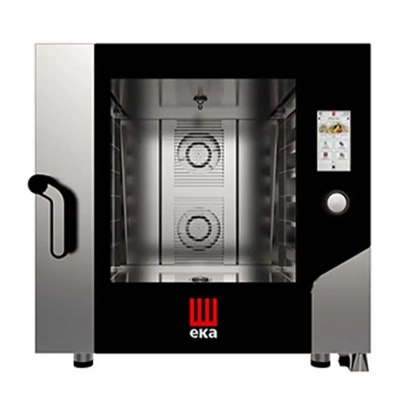 Eka Konveksiyonlu Dokunmatik Fırın Nemlendirmeli Gn 2/1 6 Tepsi Kapasiteli Elektrikli MKF-621TS
