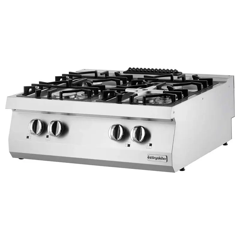 Öztiryakiler 700 Seri Set Üstü Dörtlü Ocak Gazlı 80*70*30