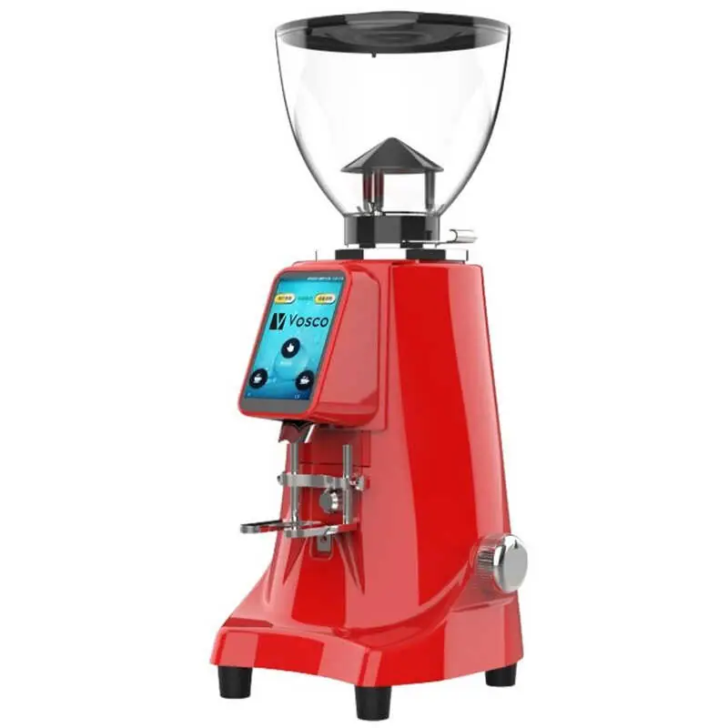 Vosco VAF-74 Kahve Değirmeni, 74 mm Titanyum Dişli, 550 W, Kırmızı