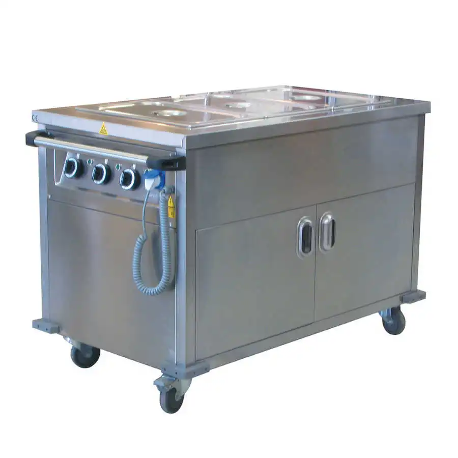 Öztiryakiler Bain Marie Dolaplı Hareketli Elektrikli 120*70