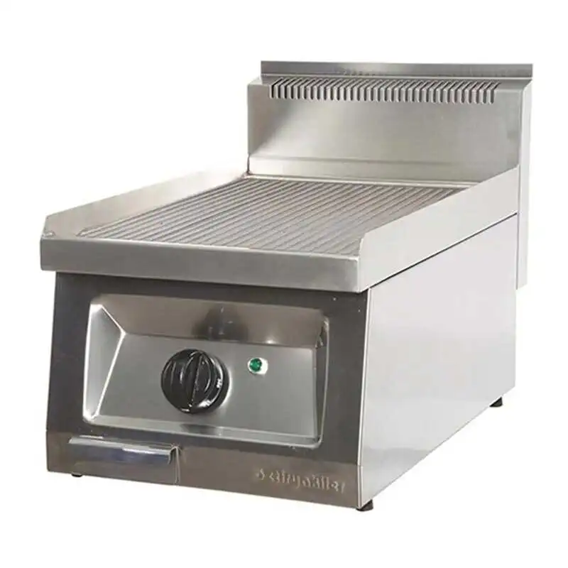 Öztiryakiler Grill Plate Set Üstü Elektrikli Oluklu