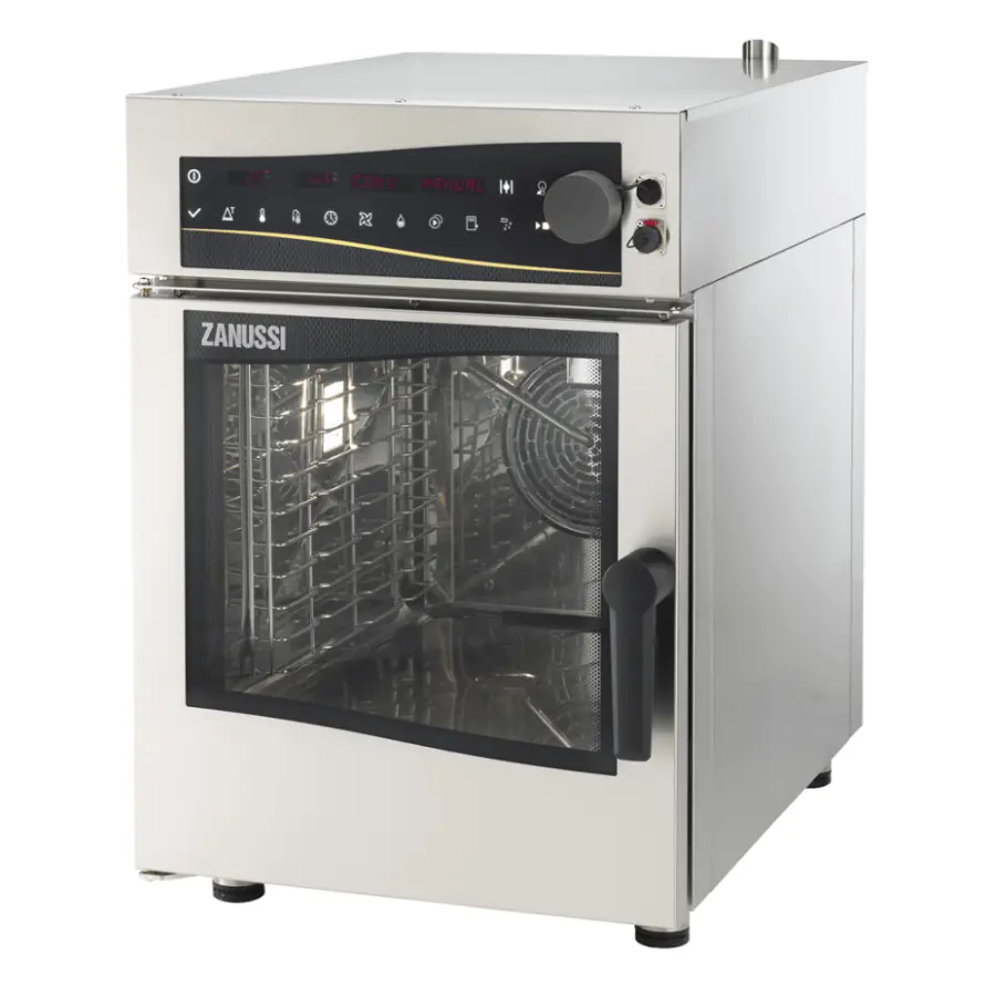 Zanussi Eazy Kompakt, GN 1/1 Elektrikli, 6 Tepsili Konveksiyonel Fırın, 240007, (Soldan Menteşeli)