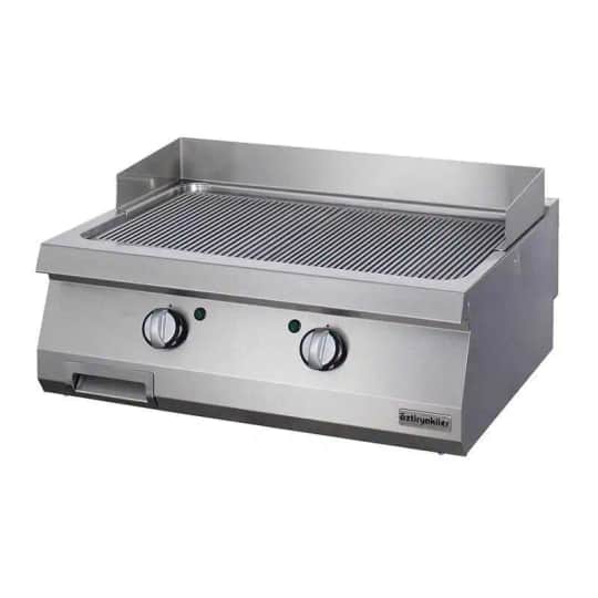 Öztiryakiler OGE 8070 N C Grill Plate Oluklu Elektrikli 80x70 cm Sert Krom Kaplı
