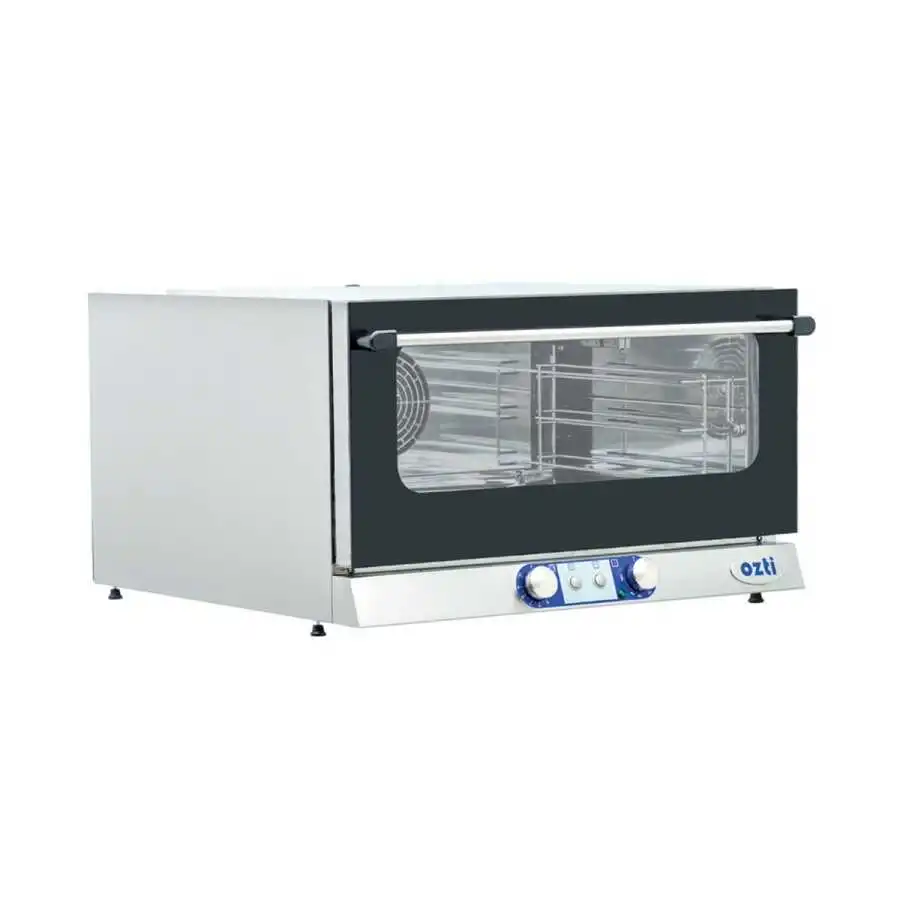 Öztiryakiler Konveksiyonlu Pastane Fırını Elektrikli 60x40 Tepsili 4 Kızaklı Monofaze