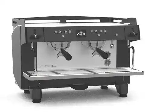 Conti Monaco NGC2 TC TRI, Espresso Kahve Makinesi, 2 Gruplu, Siyah