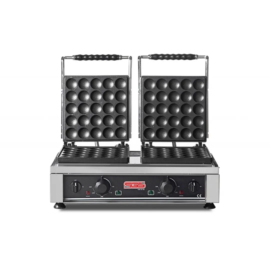 SGS WO 25 DE İkili Bubble Waffle Makinesi 50 stück