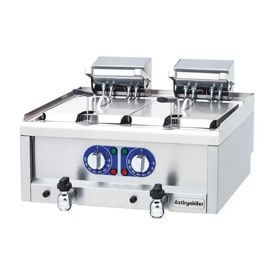 Öztiryakiler 600 Seri Set Üstü Fritöz Elektrikli 60*60*26