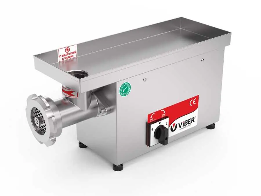 Viber VHE.EKN.12M-Y NO:12 Kıyma Makinesi 75 Kg/Saat Monofaze 220 V