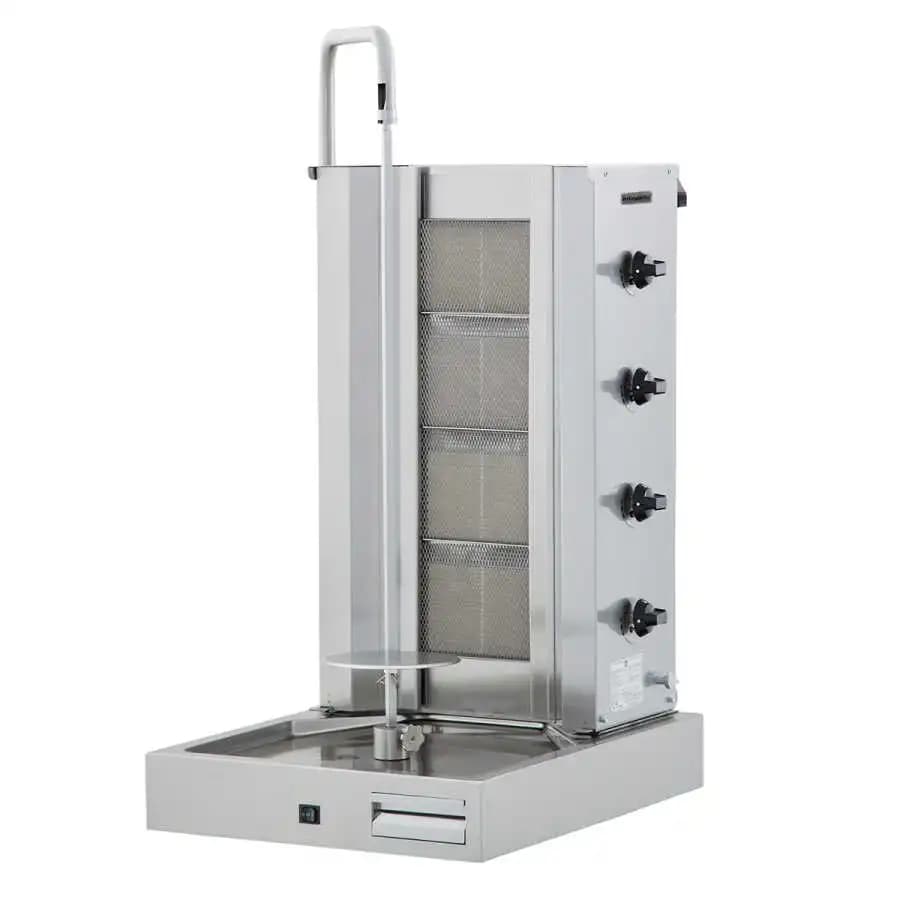 Öztiryakiler 4 GUD-ECO Alttan Motorlu Döner Ocağı 4 Radyanlı Gazlı