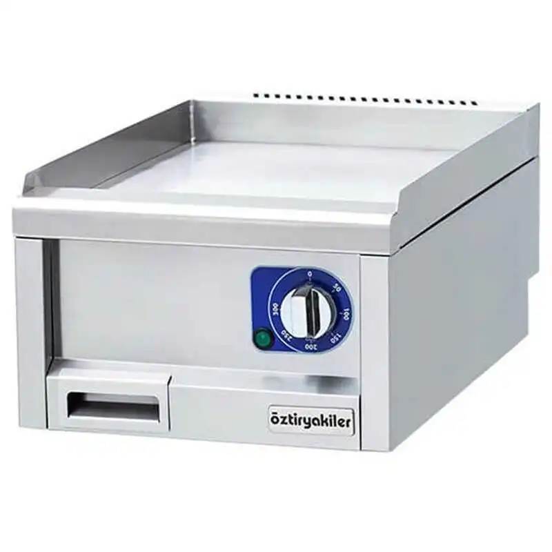 Öztiryakiler 600 Seri Set Üstü Grill Plate Düz Gazlı 40*60*26
