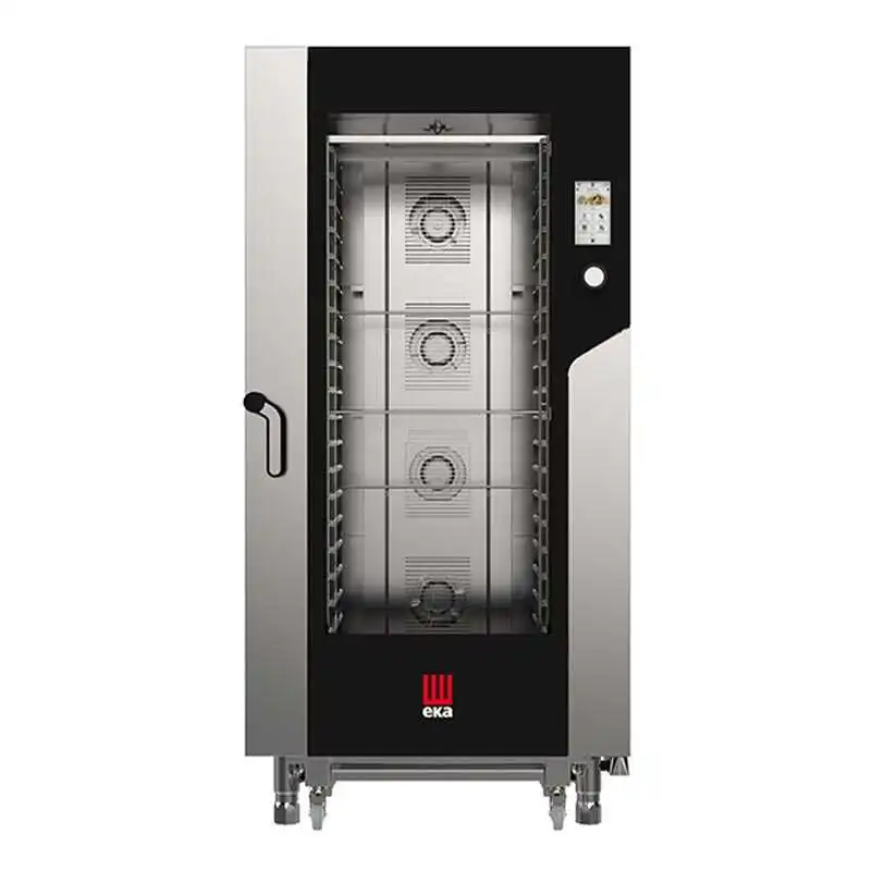 Eka Konveksiyonlu Dokunmatik Fırın Nemlendirmeli Gn 1/1 20 Tepsi Kapasiteli Elektrikli MKF-2011TS