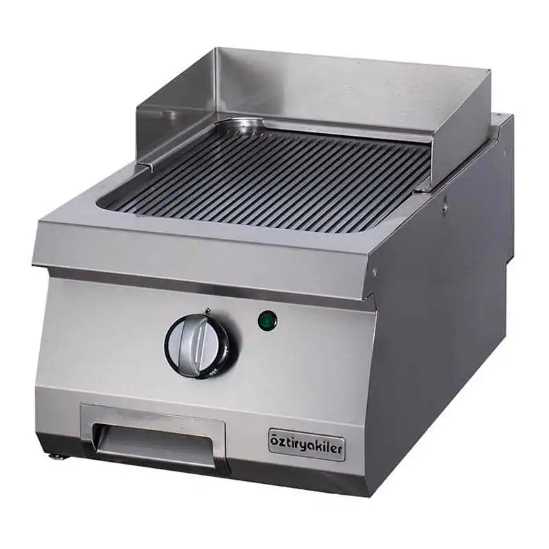 Öztiryakiler OGE 4070 N C Grill Plate Oluklu Elektirikli 40x70 cm Sert Krom Kaplı