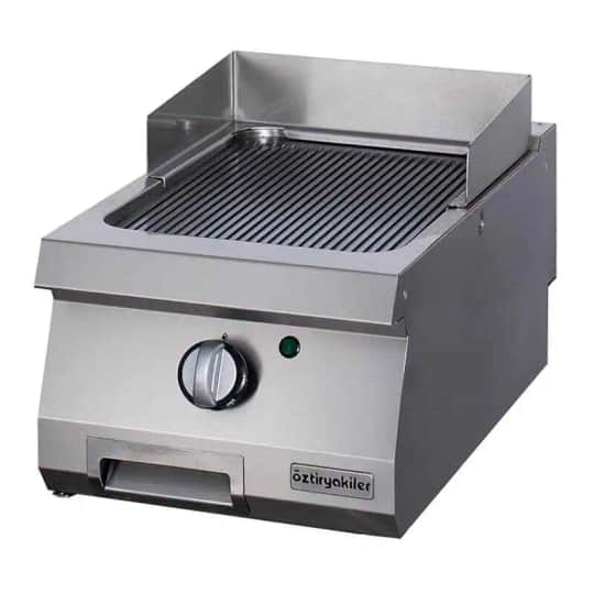 Öztiryakiler OGE 4070 N C Grill Plate Oluklu Elektirikli 40x70 cm Sert Krom Kaplı