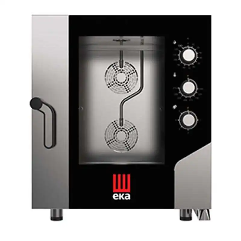 Eka Konveksiyonlu Elektromekanik Fırın Nemlendirmeli Gn 1/1 7 Tepsi Kapasiteli Elektrikli MKF-711S