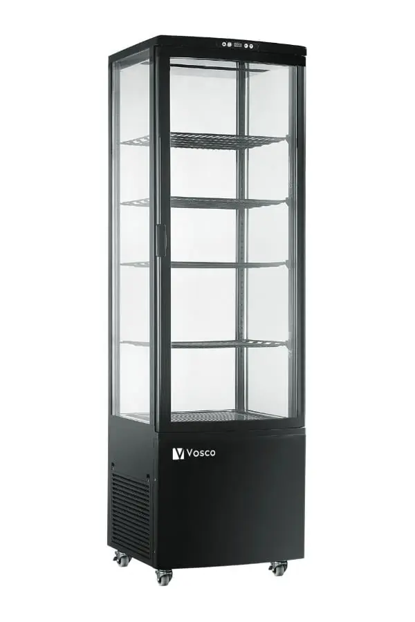 Vosco 280L Dikey Soğutmalı Teşhir Dolabı