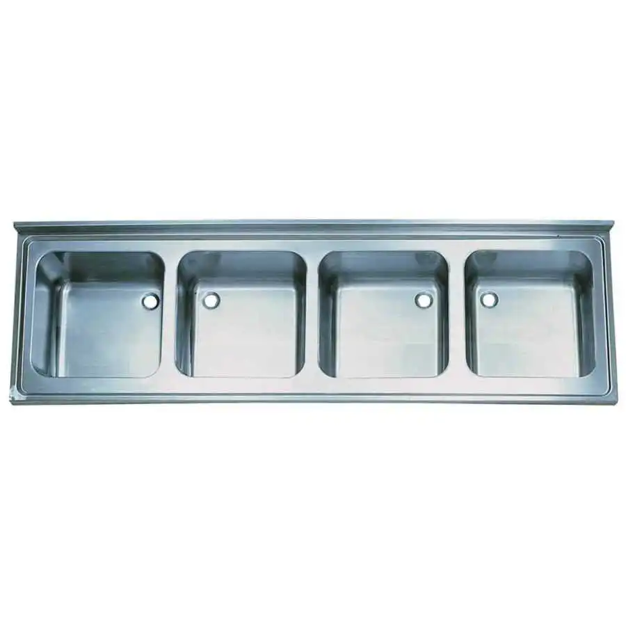 Öztiryakiler Tablalı Evye Dört Göz Damlalıksız 190x60 Cm