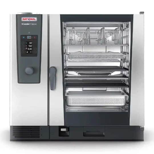 Rational iCombi Classic Buhar Konveksiyonlu Fırın 10x2/1 GN Kapasiteli Gazlı