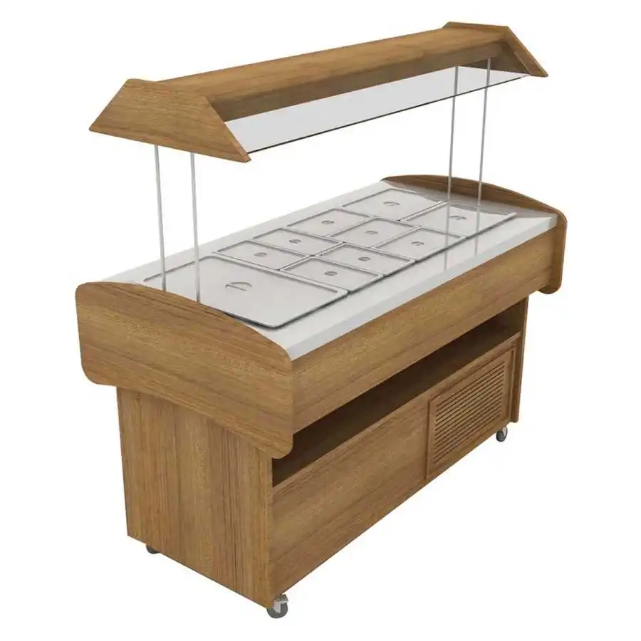 Öztiryakiler Saladbar Eko Model Isıtmalı