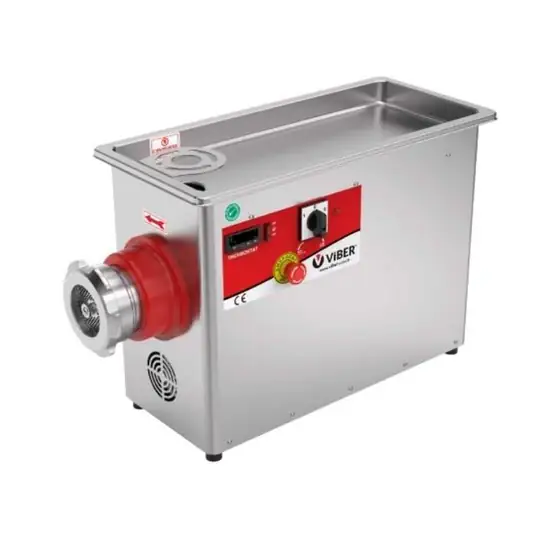 Viber VHE.SEKK.32T-S NO:32 Kıyma Makinesi Komple Paslanmaz Soğutmalı 750 Kg/Saat Trifaze 380 V