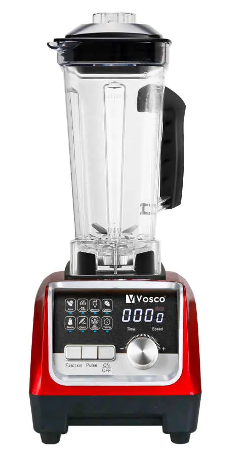 Vosco VHS-206C Pro Dijital Buz Kırıcı Bar Blender 2 Lt 2200 W Kırmızı