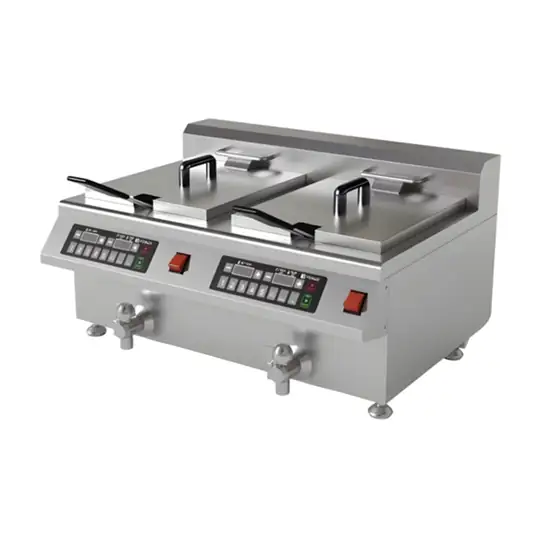 Vosco VSL FRT2C08B Elektrikli Fritöz, Çiftli, 8+8 Litre