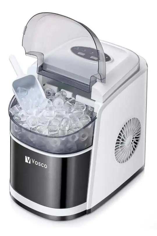 Vosco Buz Makinesi 12 Kg Set Üstü, Gri