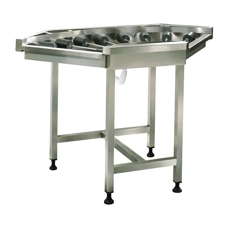 Öztiryakiler Giriş Çıkış Tezgahı, Konveyörlü, 90 Derece