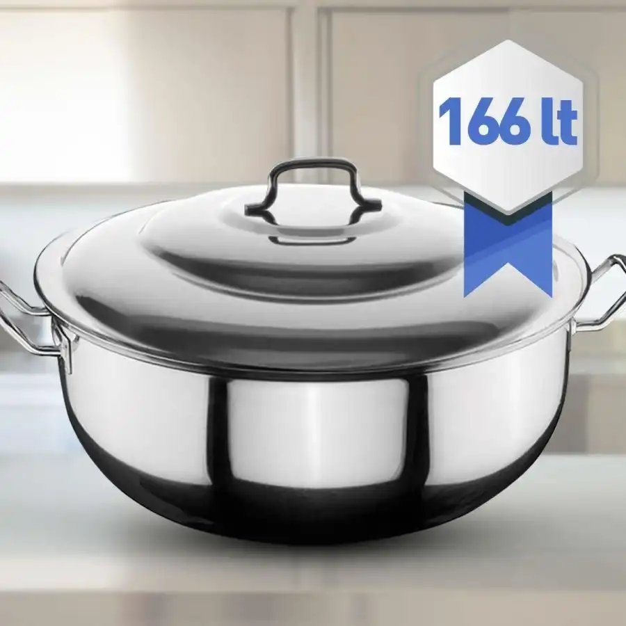 Öztiryakiler Helvane Tencere Kapaklı 90x30 cm 166 Lt