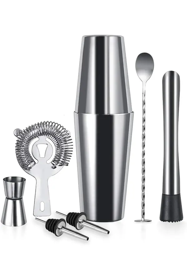 Vosco VB-KB7 7 Parça Boston Shaker Kokteyl Seti, 750 ml