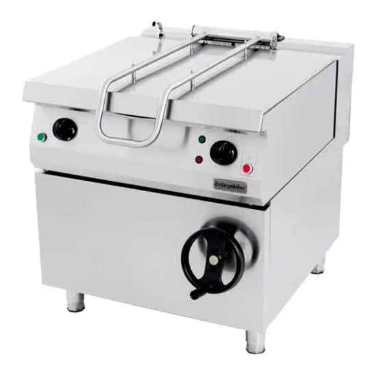 Öztiryakiler 900 Seri Devrilir Tava Gazlı 100 LT. 100*90*85-Elektronik Ateşleme