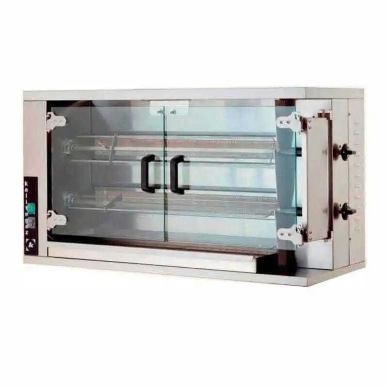 Öztiryakiler Piliç Çevirme Makinesi 10 Piliç Kapasiteli Gazlı