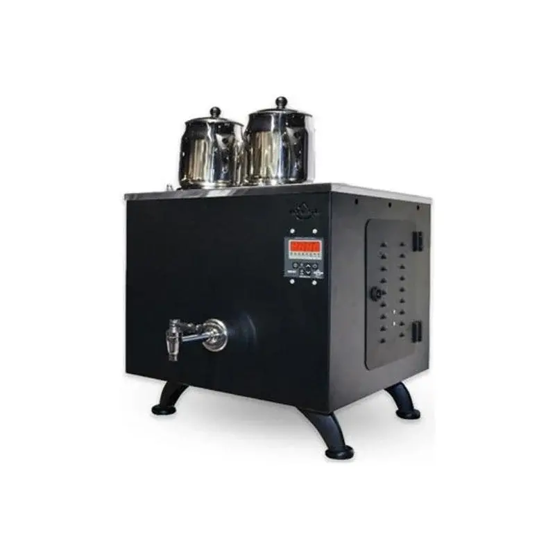 Ateşe Titanium Keyfchi Akıllı Dijital Elektrikli Statik 2 Demlikli Çay Kazanı, 30 Litre