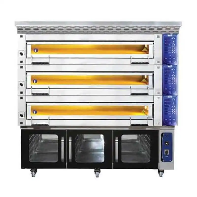 Öztiryakiler MT800 Çok Amaçlı Fırın Mayalama Kabinli 3 Katlı