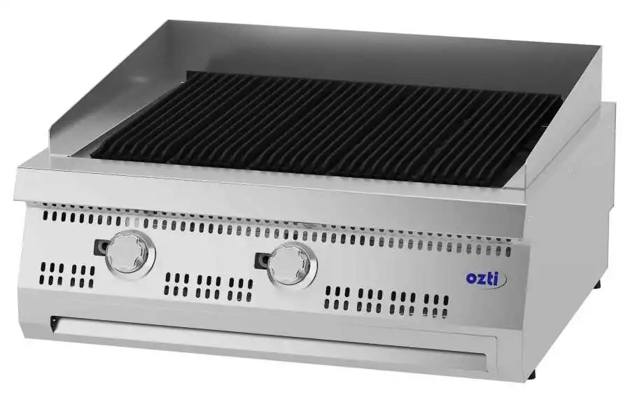 Öztiryakiler 900 Seri ODG 8090 E V2 Döküm Izgara 80x90x30 cm Gazlı