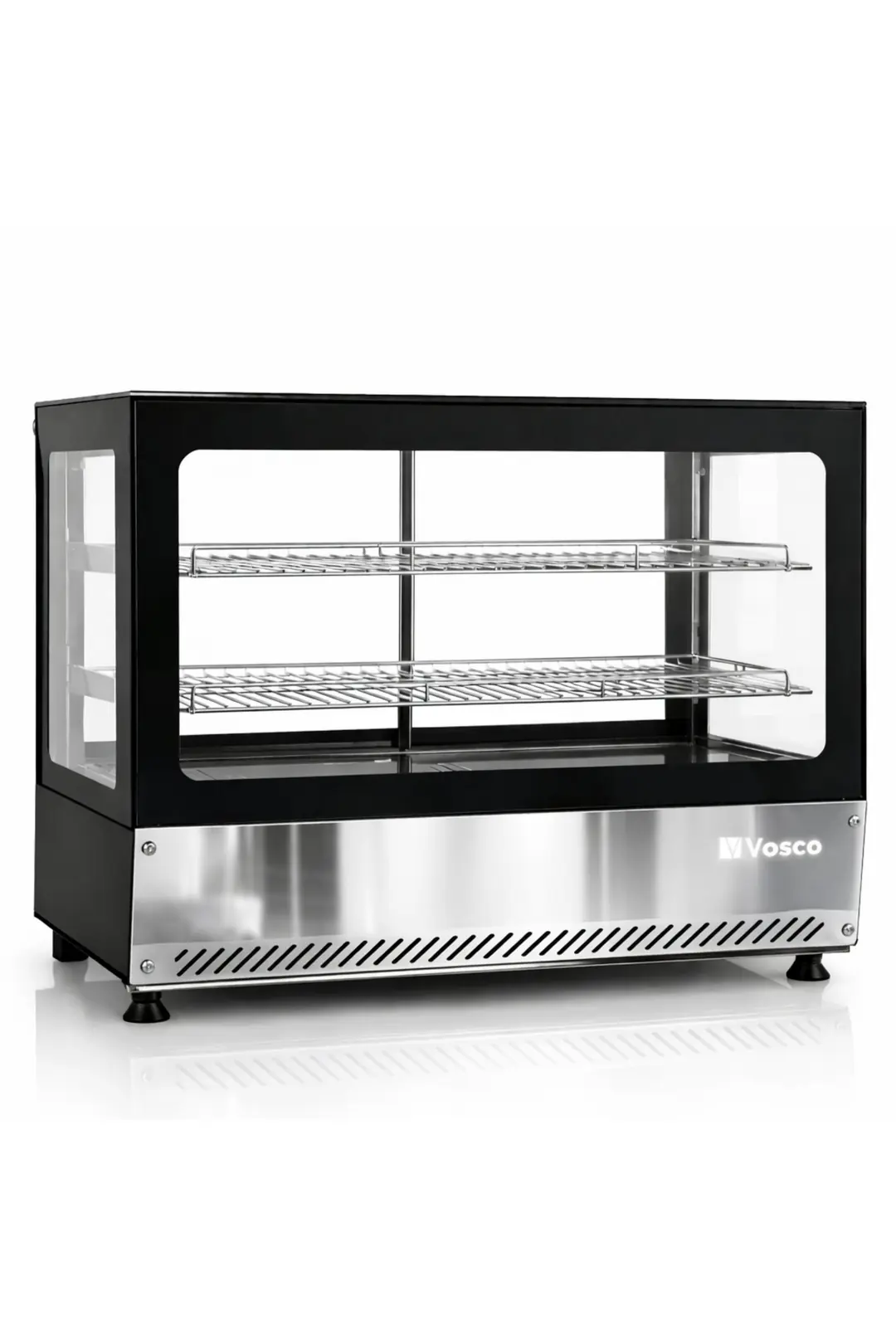 Vosco 160L Tezgah Üstü Soğutmalı Vitrin Dolabı - Panoramik Camlı