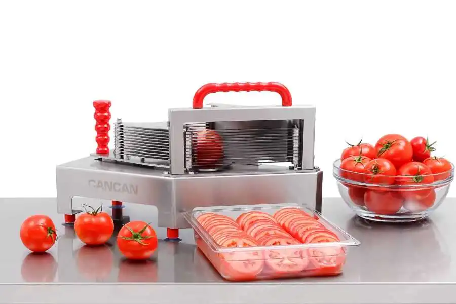 Cancan 1302 Domates ve Mozarella Dilimleme Makinesi, 5 mm Disk