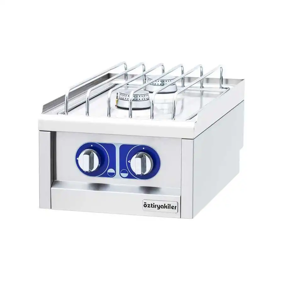 Öztiryakiler 600 Seri Set Üstü İkili Ocak Gazlı 40*60*26