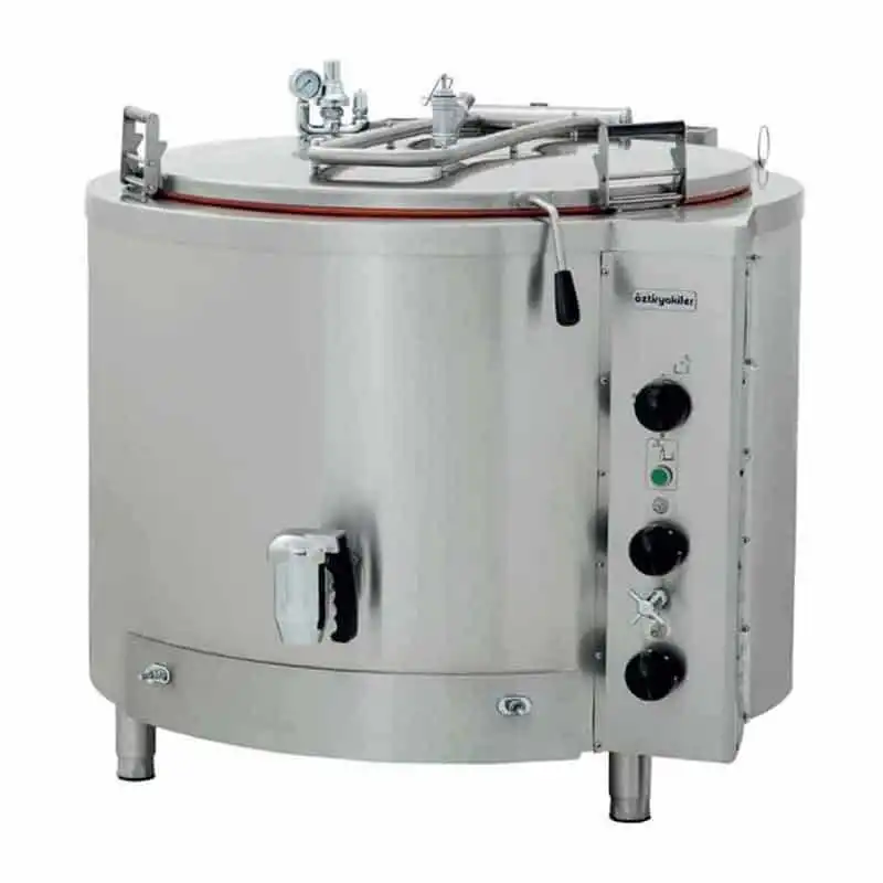 Öztiryakiler Sabit Model İndirekt Kaynatma Tenceresi 500 Lt Gazlı