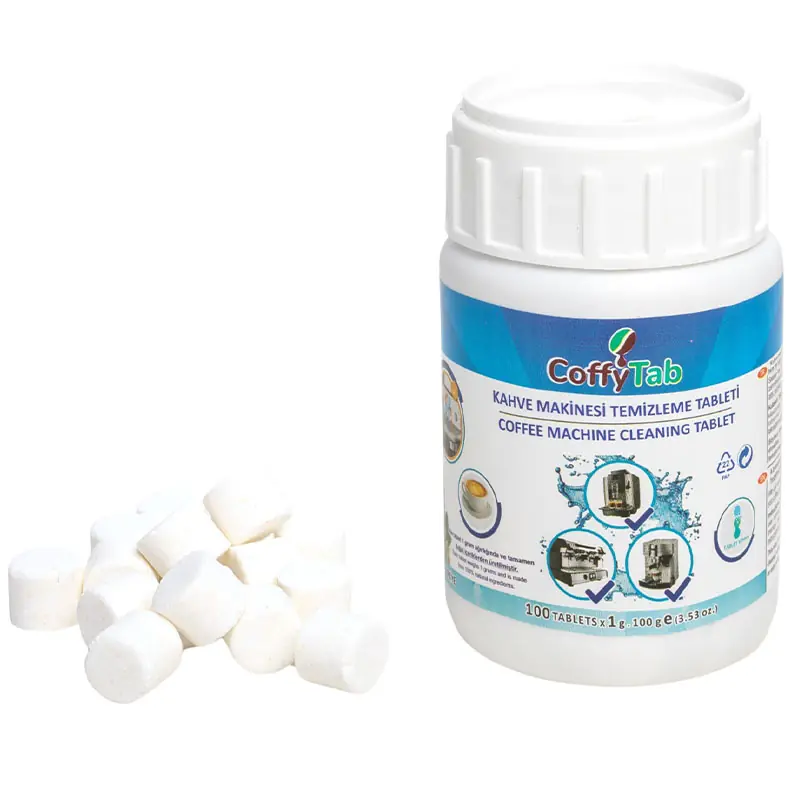 CoffyTab A001-1 Kahve Makinesi Temizleme Tableti 1 gr 100 Tablet