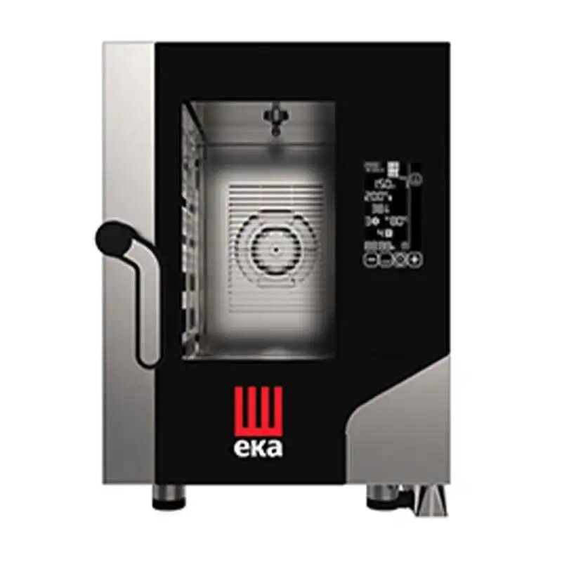 Eka Konveksiyonlu Elektronik Kompakt Konveksiyonlu Fırın Gn 2/3 6 Tepsi Kapasiteli Elektrikli MKF-623CBM